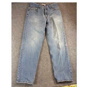 VINTAGE Levis 560 Jeans Men 34x34 Light Wash Comfort Fit Straight Leg Y2K Grunge